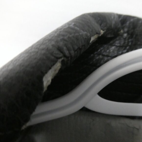 MORISSEY | xl - extra large | Faux Leather Printed Jacket | Striped Cuffs - Picture 15 of 16